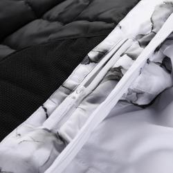 Alpine Pro UZERA dámská bílá lyžařská bunda s membránou ptx