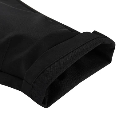 Alpine Pro WEDER 2 pánské černé softshellové capri kalhoty