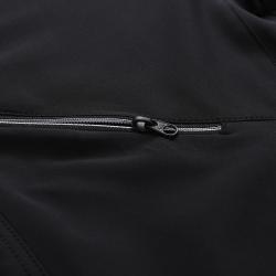 Alpine Pro WEDER pánské černé softshellové capri kalhoty 3/4