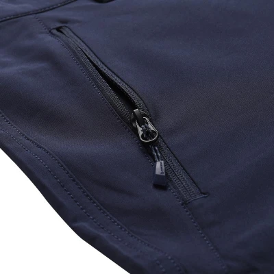 Alpine Pro WEDER pánské modré softshellové capri kalhoty 3/4