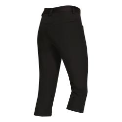 Alpine Pro WEDERA dámské černé softshellové capri kalhoty 3/4