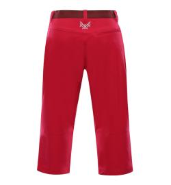 Alpine Pro WEDERA dámské růžové softshellové capri kalhoty 3/4