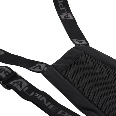 Alpine Pro WERAD 2 pánské černé lyžařské kalhoty
