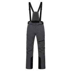 Alpine Pro WERAD 2 pánske sivé lyžiarske nohavice