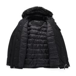 Alpine Pro WERD 2 pánská černá zimní bunda s membránou