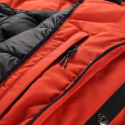 Alpine Pro WERD 2 pánská zimní bunda ORANŽOVÁ / ČERVENÁ POUZE XXXXL (VÝPRODEJ)