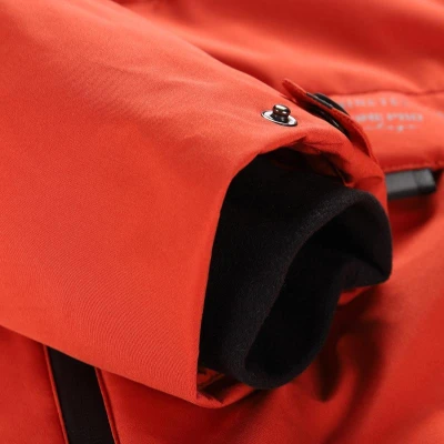 Alpine Pro WERD 2 pánská zimní bunda ORANŽOVÁ / ČERVENÁ POUZE XXXXL (VÝPRODEJ)