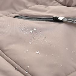 Alpine Pro WERD pánská šedá bunda s membránou