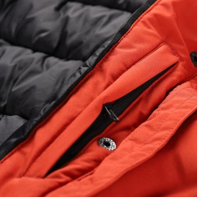 Alpine Pro WERDA 2 dámská zimní bunda ORANŽOVÁ / ČERVENÁ POUZE L (VÝPRODEJ)