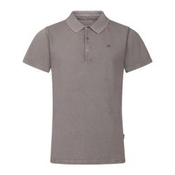 Alpine Pro WERT pánské bavlněné polo triko NEUTRÁLNÍ / ZEMITÁ