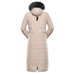 Alpine Pro WUSSA dámský zimní kabát s membránou NEUTRÁLNÍ / ZEMITÁ