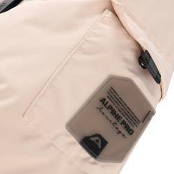 Alpine Pro WUSSA dámský zimní kabát s membránou NEUTRÁLNÍ / ZEMITÁ