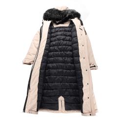 Alpine Pro WUSSA dámský zimní kabát s membránou NEUTRÁLNÍ / ZEMITÁ