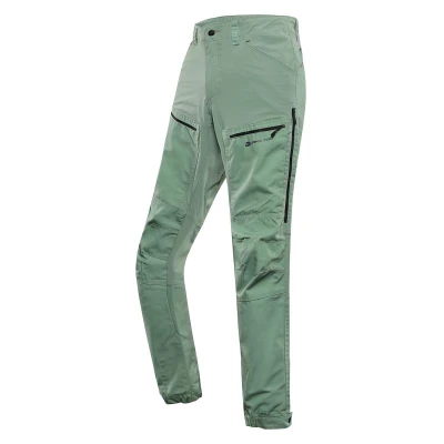 Alpine Pro ZARM pánské zelené outdoorové kalhoty