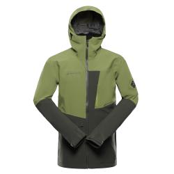 Alpine Pro ZARR 2 pánska zelená bunda s membránou