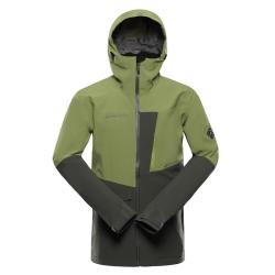 Alpine Pro ZARR 2 pánská zelená bunda s membránou POUZE M (VÝPRODEJ)