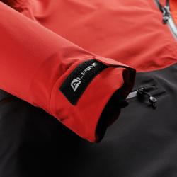 Alpine Pro ZARR pánská červená bunda s membránou