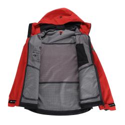 Alpine Pro ZARR pánská červená bunda s membránou