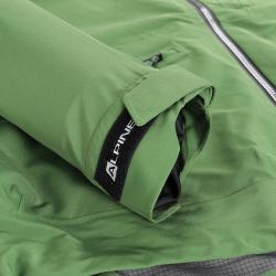 Alpine Pro ZARR pánská zelená bunda s membránou