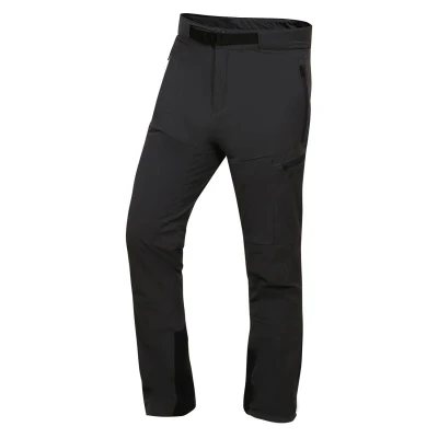 Alpine Pro ZEBIN MPAY590779 pánské šedé softshellové kalhoty Alpine Pro ZEBIN MPAY590779 pánské šedé softshellové kalhoty