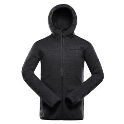 Alpine Pro ZEG 2 čierna pánska hrejivá mikina