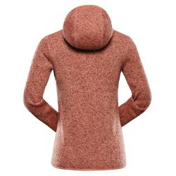 Alpine Pro ZEGA 2 dámský hřejivý svetr ORANŽOVÁ / ČERVENÁ