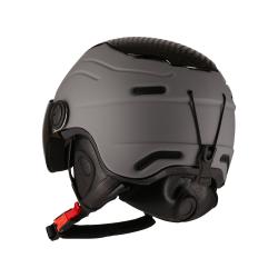 Alpine Pro ZEWEDE šedá lyžařská helma se štítem