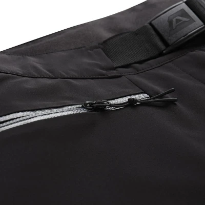 Alpine Pro ZONERA dámské černé outdoorové kalhoty s membránou ptx dlouhé