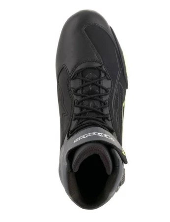 Alpinestars Boty na motorku Faster-3 Drystar černo-šedo-fluo žluté