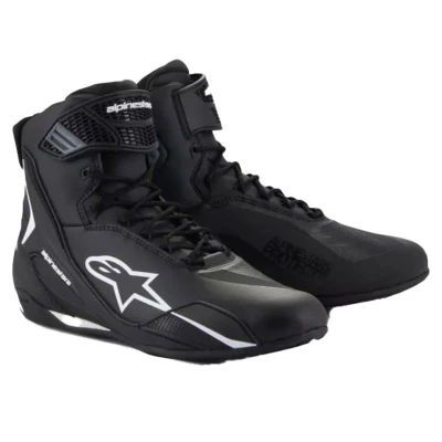 Alpinestars Boty na motorku Faster-4 černo-bílé
