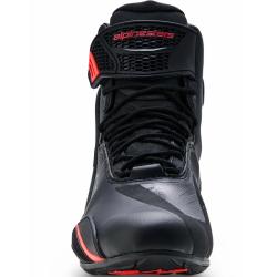 Alpinestars Topánky na motorku Faster-4 Drystar čierno-fluo červené