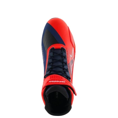 Alpinestars Boty na motorku Faster-4 kolekce MM93 fluo červeno-modro-bílé