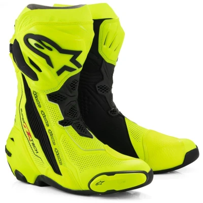 Alpinestars Supertech R Vented fluo žluto-černé boty na motorku