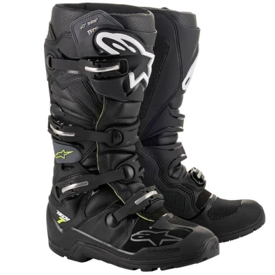 Alpinestars Tech 7 Enduro Drystar černo-šedo-fluo žluté pánské motoboty