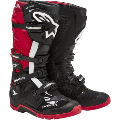 Alpinestars Tech 7 Enduro Drystar Honda černo-červené boty na motorku