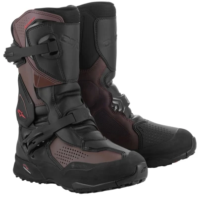 Alpinestars XT-8 GORE-TEX černo-hnědé boty na motorku
