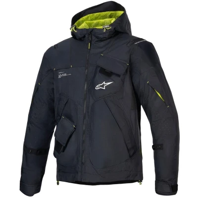 Alpinestars MOGRESS AIR černo-limetkovo-bílá pánská motocyklová bunda