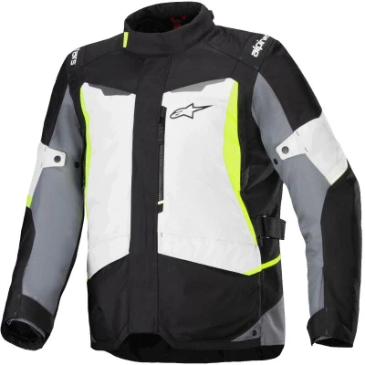 Alpinestars ST-1 Waterproof šedo-černo-fluo žlutá bunda na motorku