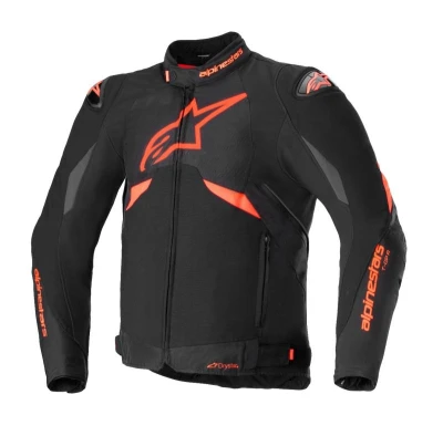 Alpinestars T-GP R 3 DRYSTAR černo-fluo červeno-bílá bunda na motorku