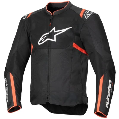 Alpinestars T-SPS Air V2 černo-fluo červená pánská motocyklová bunda