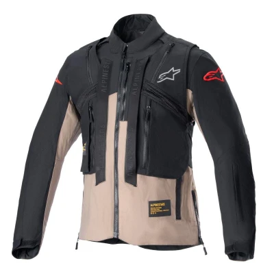 Alpinestars Techdura černo-hnědá bunda na motorku