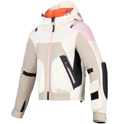 Alpinestars MOLLY AIR pískovo-růžovo-mandlová dámská bunda na motorku