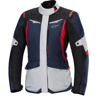 Alpinestars Stella ST-1 Waterproof modro-černo-červená dámská bunda na motorku