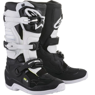 Alpinestars Stella Tech 3 černo-bílé dámské boty na motorku
