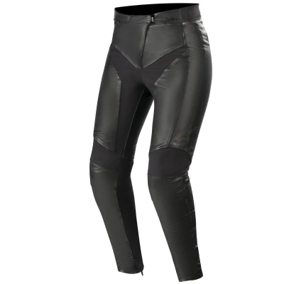 Alpinestars Stella Vika V2 černé dámské kožené kalhoty na motorku