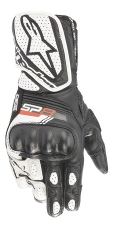 Alpinestars SP-8 černo-bílé dámské rukavice na motorku