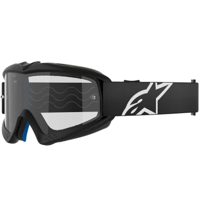 Alpinestars Vision Youth Corp černé s čirým zorníkem dětské motokrosové brýle