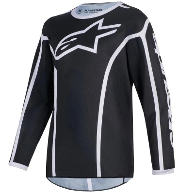 Alpinestars Fluid Apex černo-šedý dětský motokrosový dres