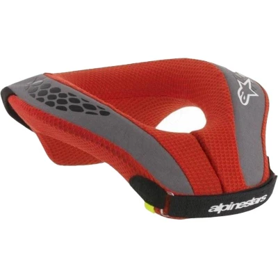 Alpinestars Sequence Youth černo-červeno-šedo-fluo žlutý LXL dětský nákrčník