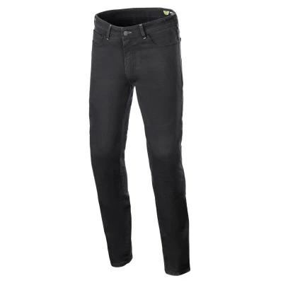 Alpinestars Copper 3 Denim seprané černé džíny na motorku